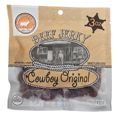 Cowboy Original Beef Jerky - 3 oz, Meat from Pearson Ranch Jerky