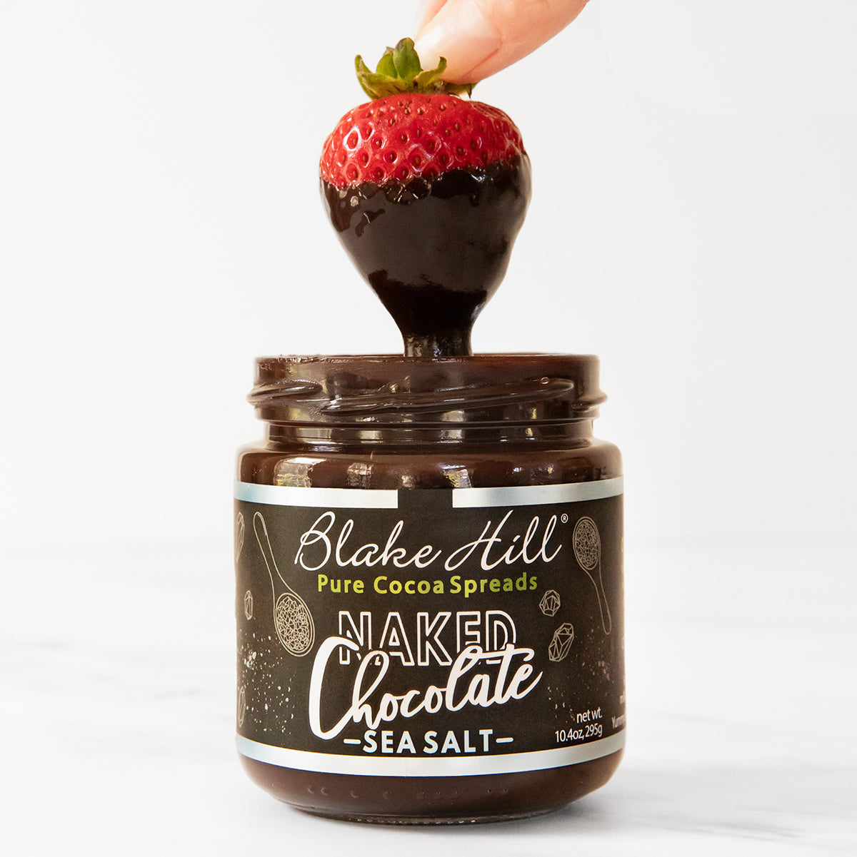 Naked Chocolate Sea Salt Spread 10.4oz - FRESH BATCH COMING SOON, image 2 of 16