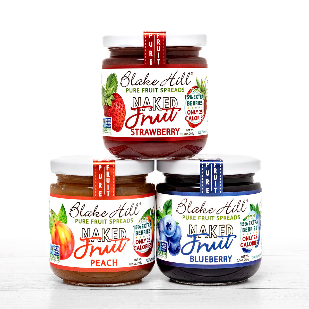 Naked Jam Trio by Blake Hill Preserves