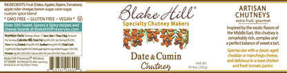 Date & Cumin Chutney, Jams & Jellies from Blake Hill Preserves