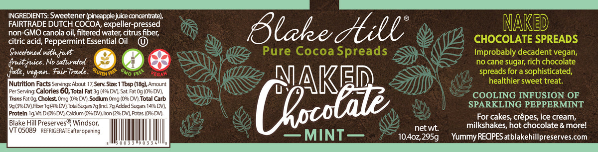 Naked Chocolate Mint Spread, Jams & Jellies from Blake Hill Preserves