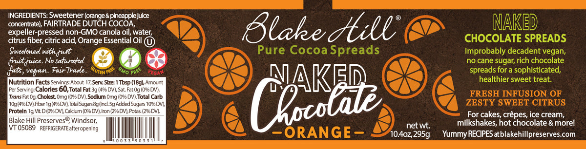 Naked Chocolate Orange Spread, Jams & Jellies from Blake Hill Preserves