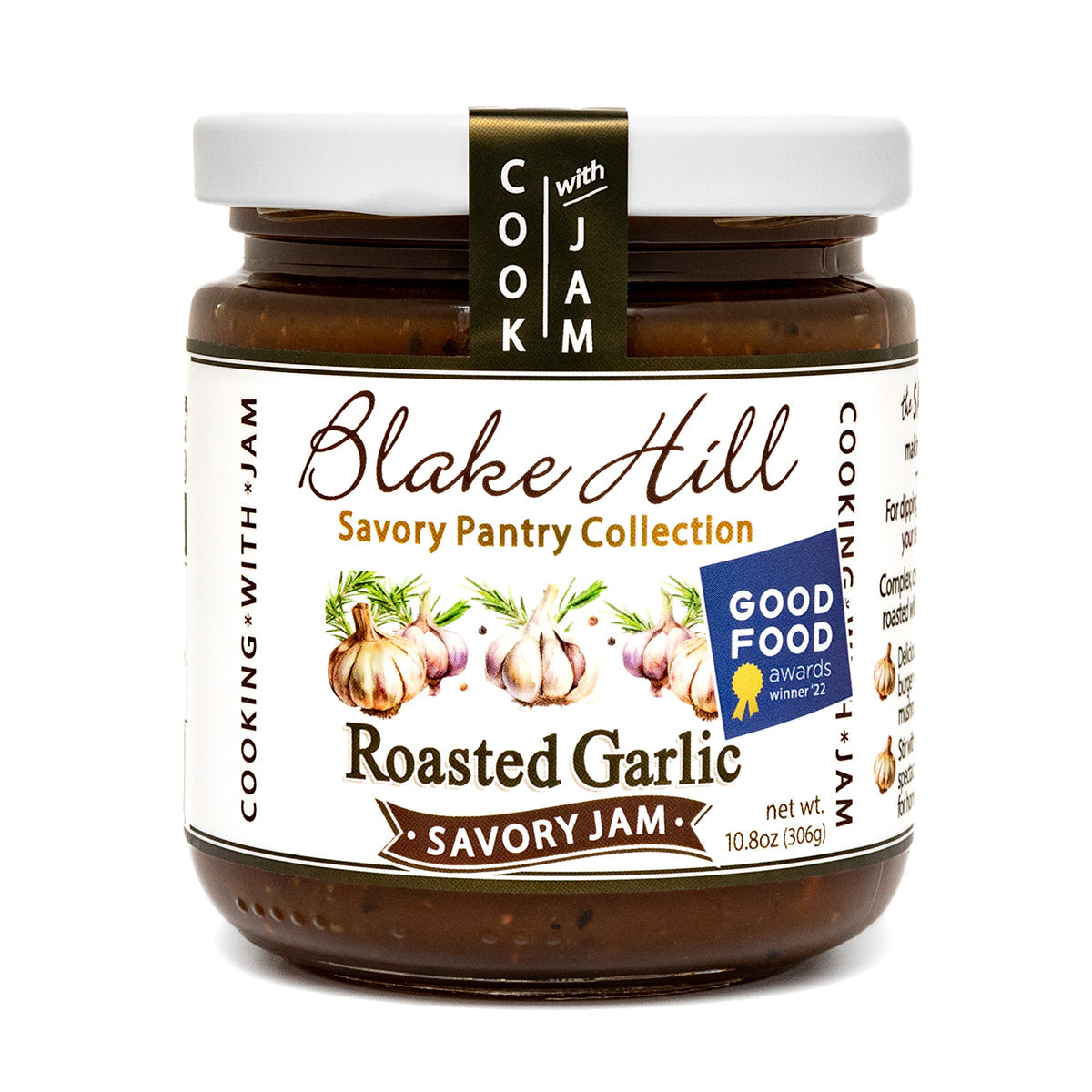 Roasted Garlic Savory Jam 10.8oz - FRESH JAM COMING SOON by Blake Hill Preserves