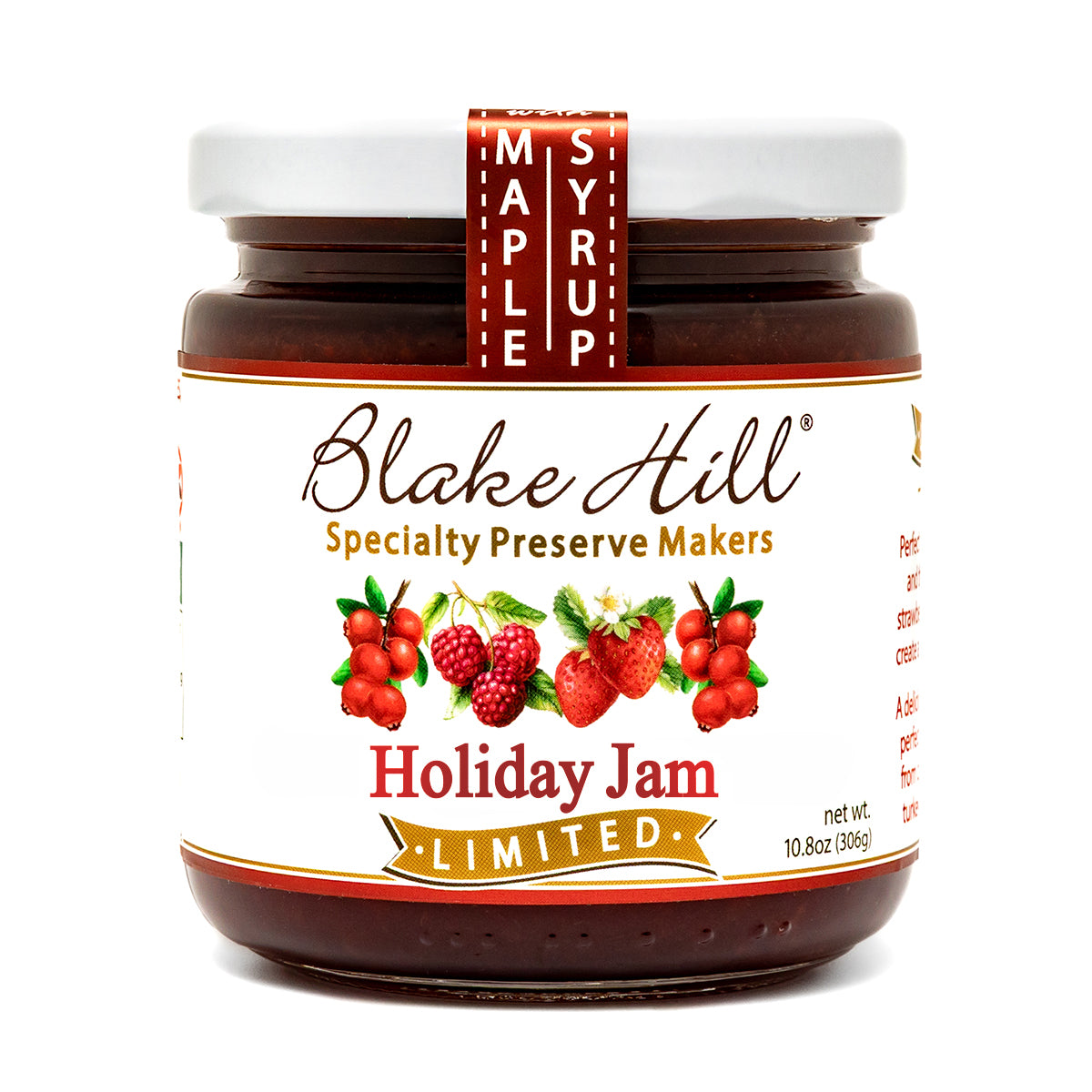 Holiday Jam 10.8oz FRESH JAM COMING SOON by Blake Hill Preserves