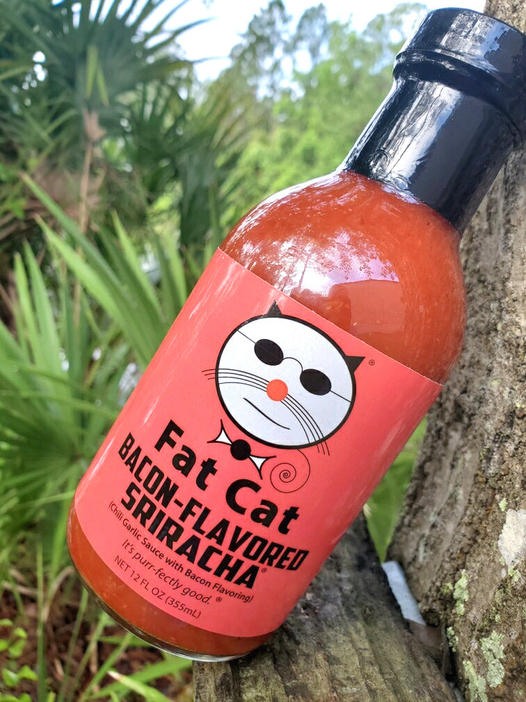 Bacon-Flavored Sriracha Chili Garlic Sauce with Bacon Flavoring (Vegan), image 4 of 8