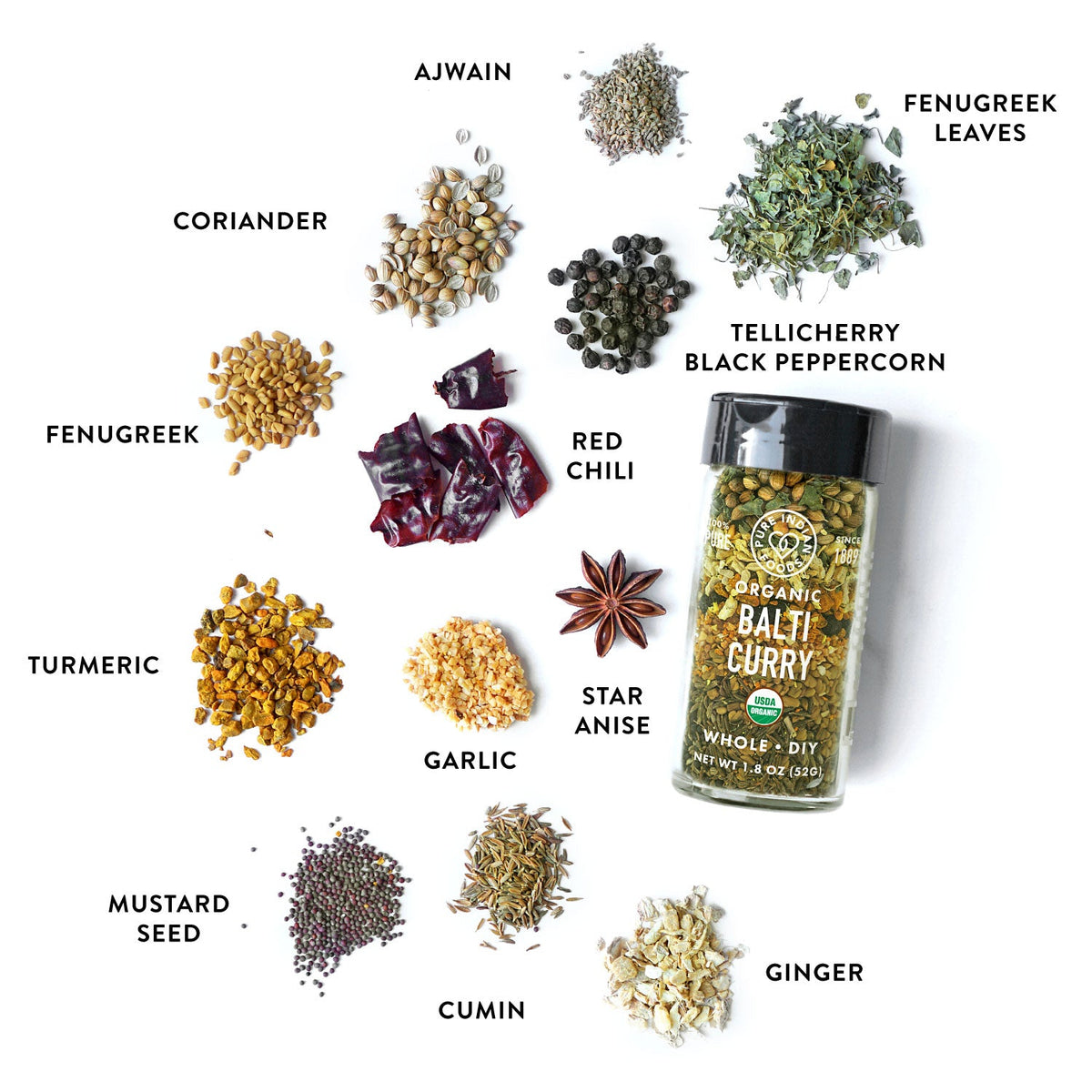 Spice Up Your Life: 3 Whole Spice Blends for Authentic Indian Cuisine, Certified Organic, image 8 of 12