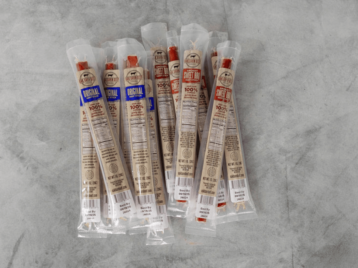 Beef Sticks - Protein Snack by Oak Barn Beef