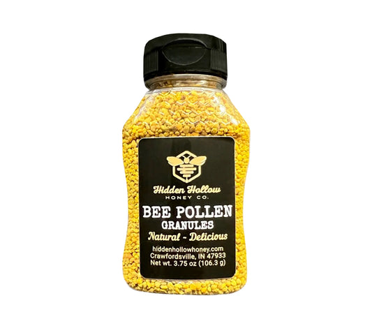 Bee Pollen Granules - All Natural Health Food - Wildflower Pollen, Herbal Supplements from Hidden Hollow Honey