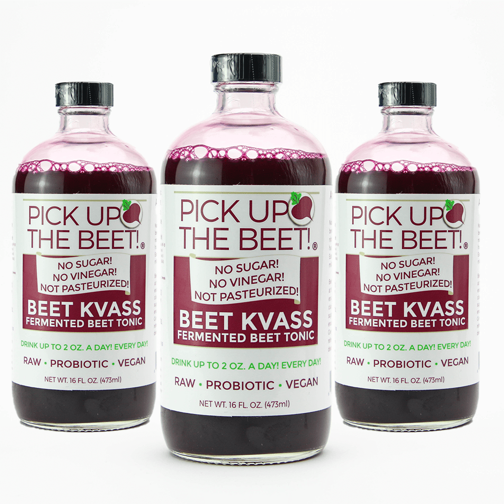 Beet Kvass trio, Beverage from Garden Goddess