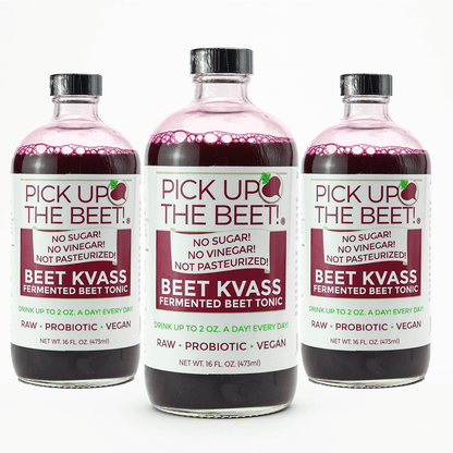 Beet Kvass trio, Beverage from Garden Goddess