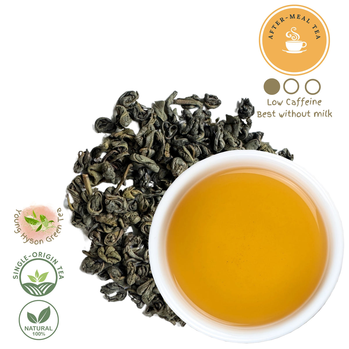 Green Tea | Loose Leaf Young Hyson (YH) Green Tea by so gud