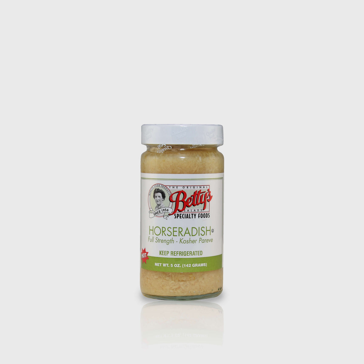 Betty's Pure Hot Horseradish, Condiments & Sauces from Pilsudski Mustard