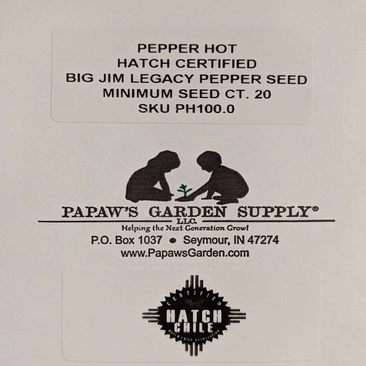 Hatch Cert. Big Jim Legacy Chile Hot Pepper Seeds, image 4 of 6