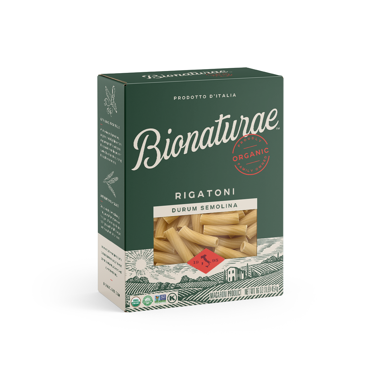 Organic Durum Semolina Rigatoni from Jovial Foods, Inc