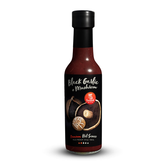 Black Garlic & Mushroom Hot Sauce by Flavor & Fire