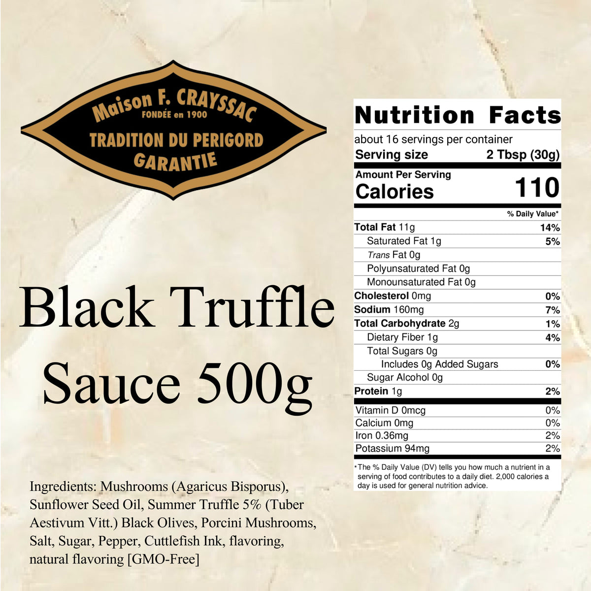Black Truffle Sauce (80g or 500g)