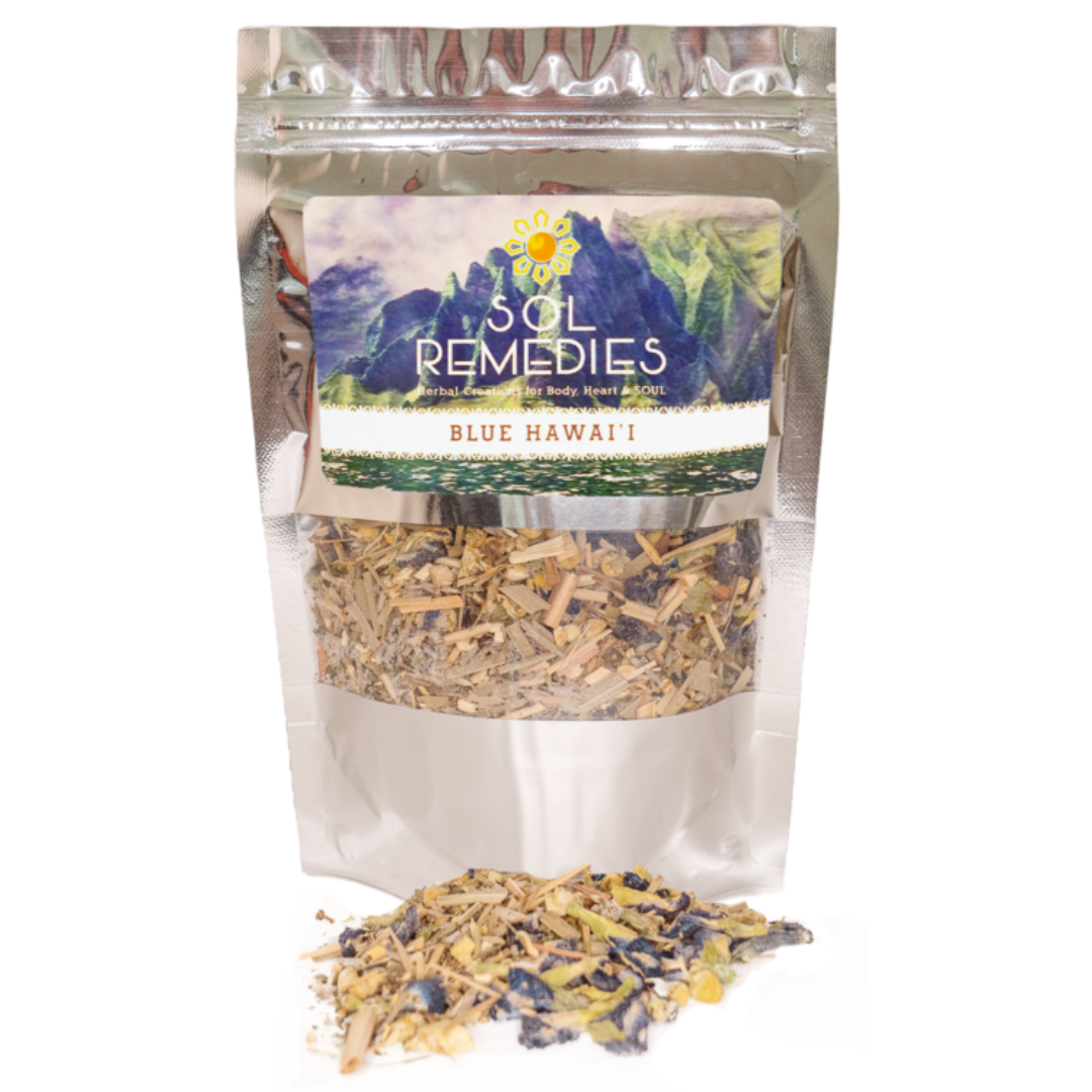Sol Remedies Blue Hawaii Loose Leaf Tea by Tastes of Aloha
