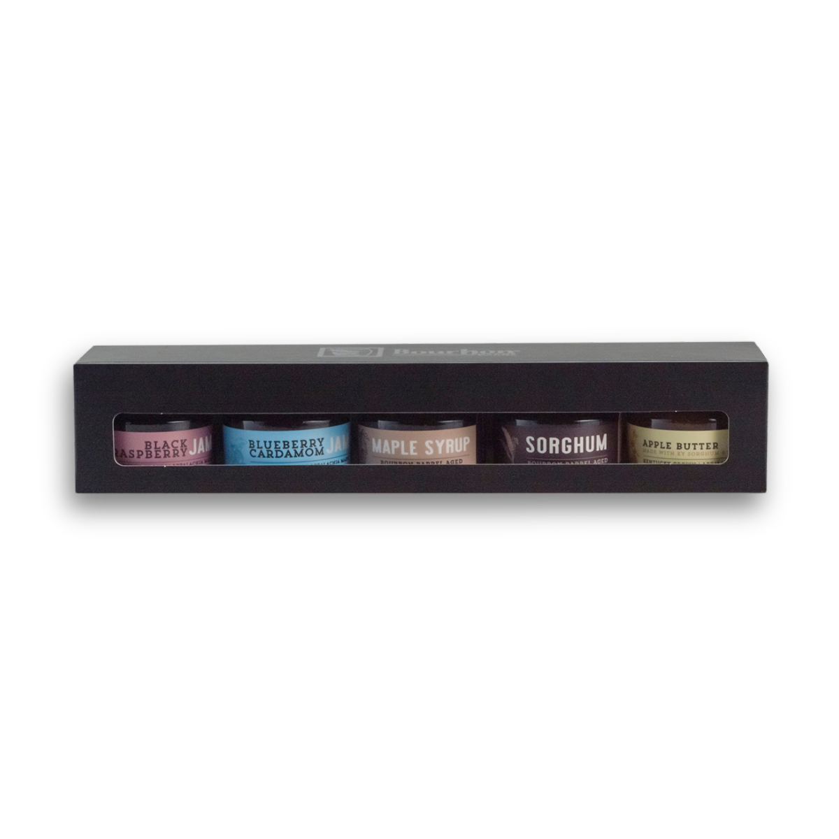 Bourbon Barrel Jams Gift Set - Five Flavors, Simple from Bourbon Barrel Foods