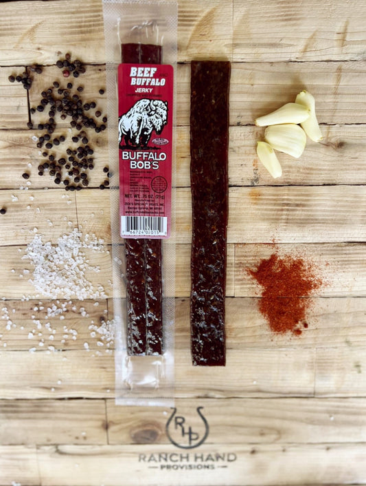 Buffalo Jerky — Smoked, Meat from Ranch Hand Provisions