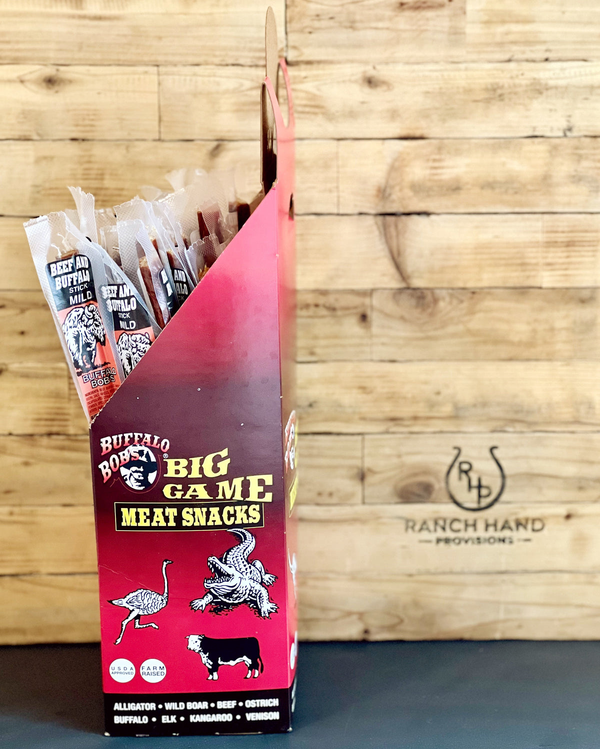 Buffalo and Beef Jerky Stick — Mild, Meat from Ranch Hand Provisions