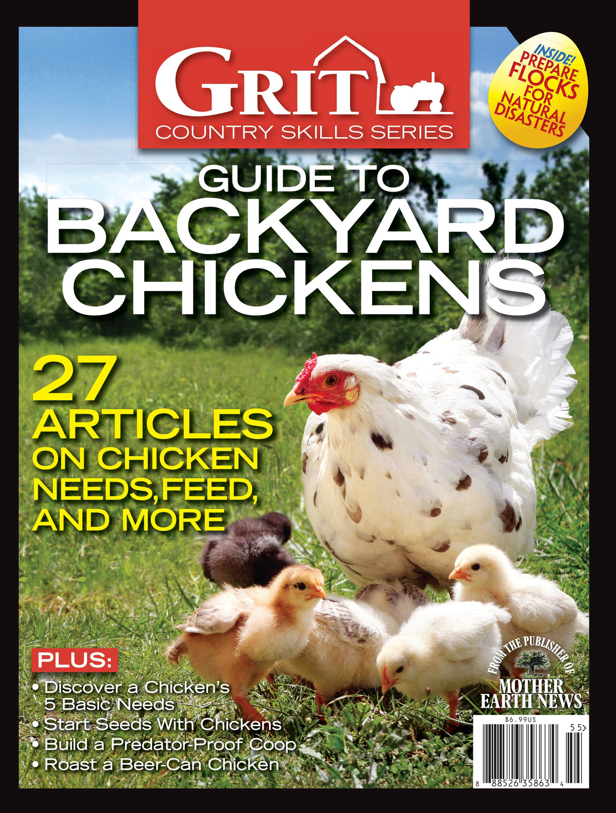 Grit Guide to Backyard Chickens, 14th Edition, Magazines from Mother Earth News