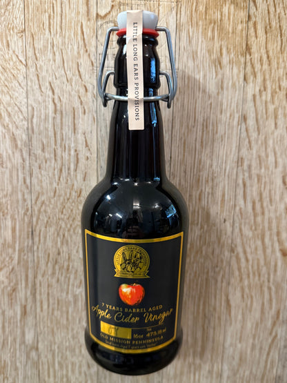 7 year Barrel Aged Apple Cider Vinegar from Donkey Provisions