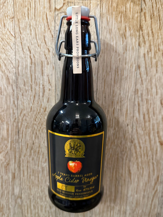 7 year Barrel Aged Apple Cider Vinegar from Donkey Provisions