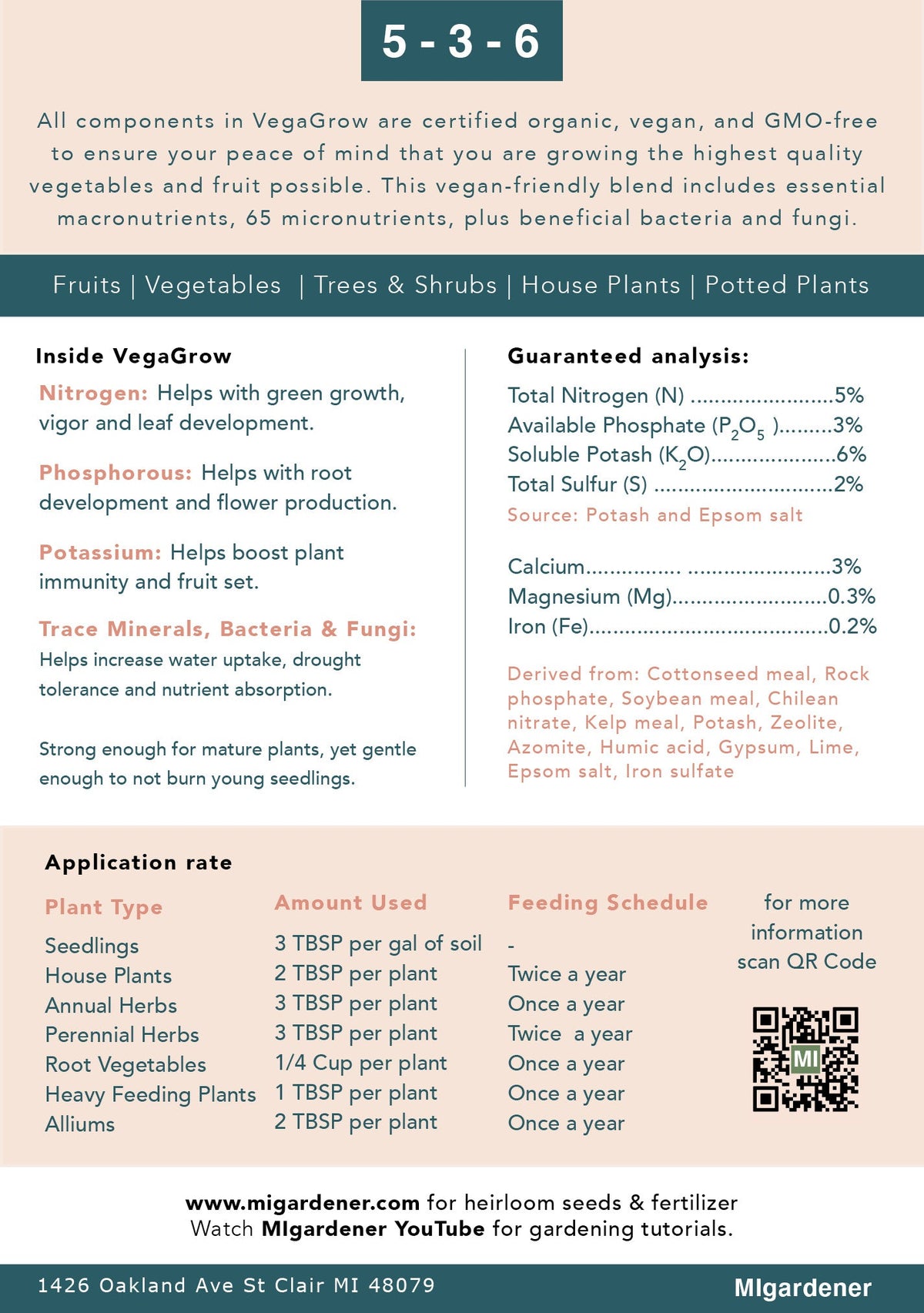 VegaGrow - Veganic Fertilizer, image 2 of 3