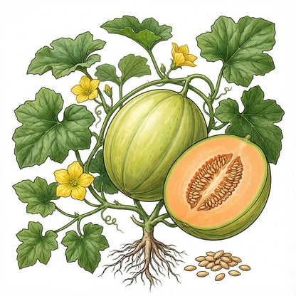 CANTALOUPE Seeds, Crenshaw