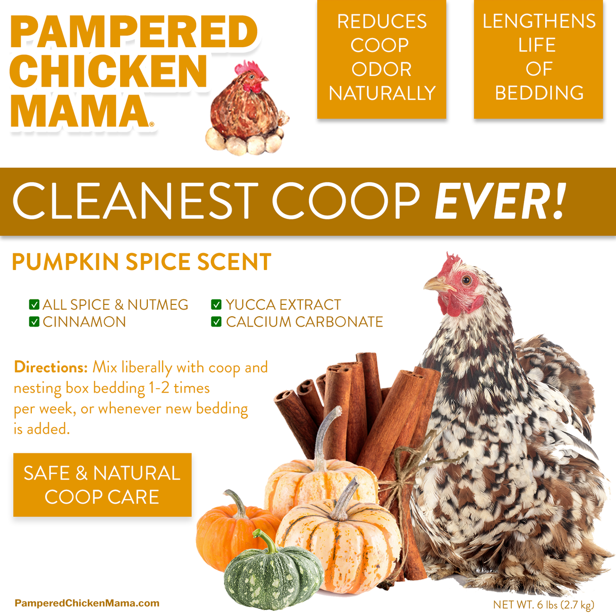 Cleanest Coop Ever! Coop Refresher (6 Pounds) from Dahlia Pets
