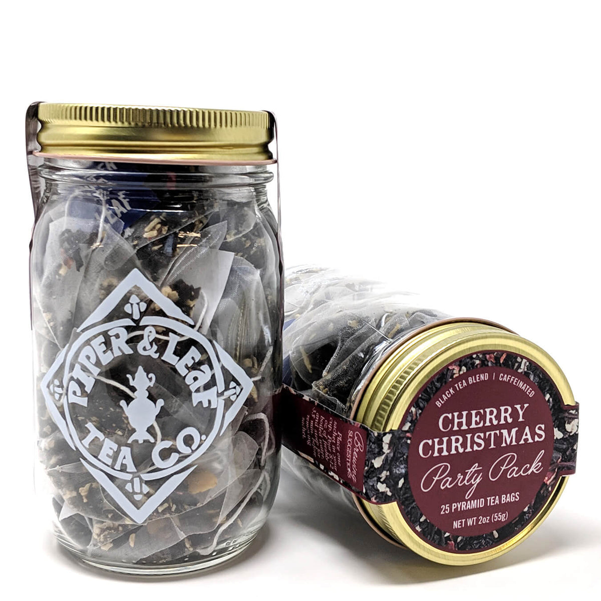 Cherry Christmas Party Pack 25 Sachets in Pint Jar, image 2 of 3