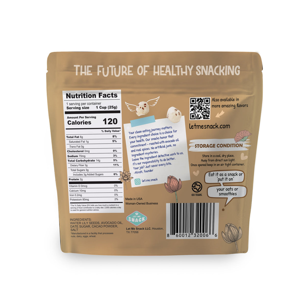 Cacao Clouds from Let me snack LLC