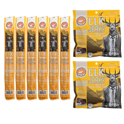 The City Slicker - Elk Variety Pack, Meat from Pearson Ranch Jerky