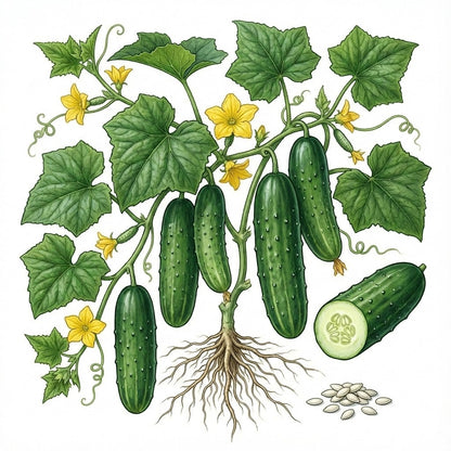 CUCUMBER Seeds, Marketmore