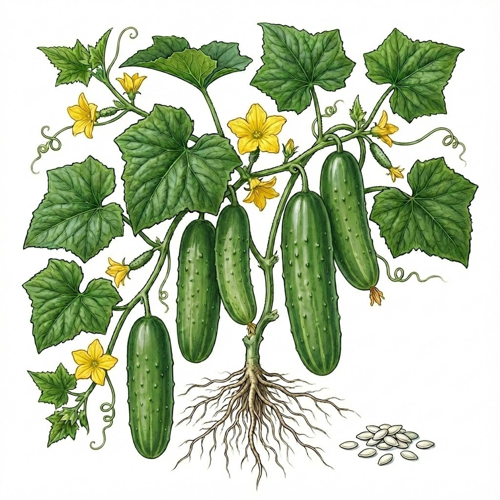 CUCUMBER Seeds, Straight Eight