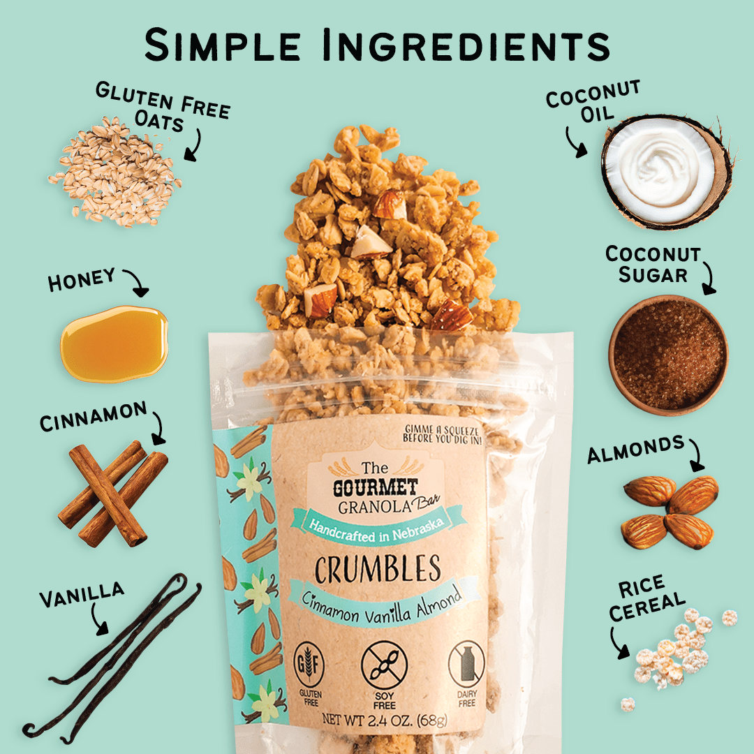 Cinnamon Vanilla Almond Crumbles, image 2 of 8