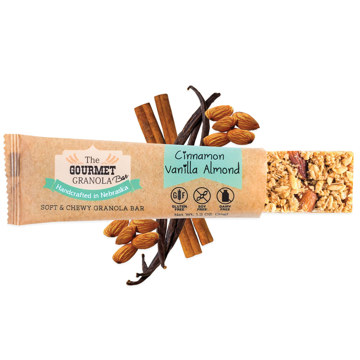 Cinnamon Vanilla Almond Granola Bars, image 4 of 8