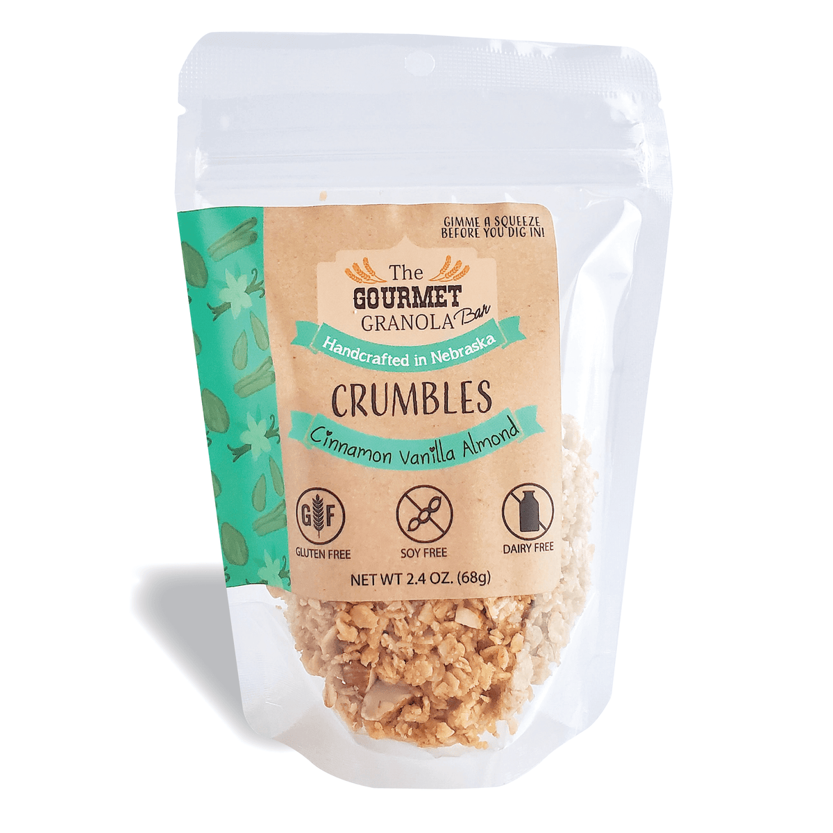 Cinnamon Vanilla Almond Crumbles, Cereal & Granola from The Gourmet Granola