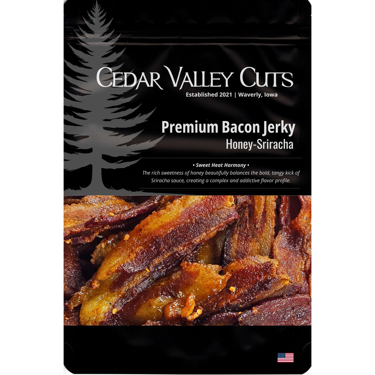 Honey-Sriracha Premium Bacon Jerky, image 2 of 2