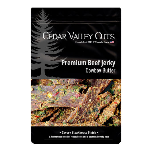 Cowboy Butter Premium Beef Jerky, Beef Jerky from Cedar Valley Cuts