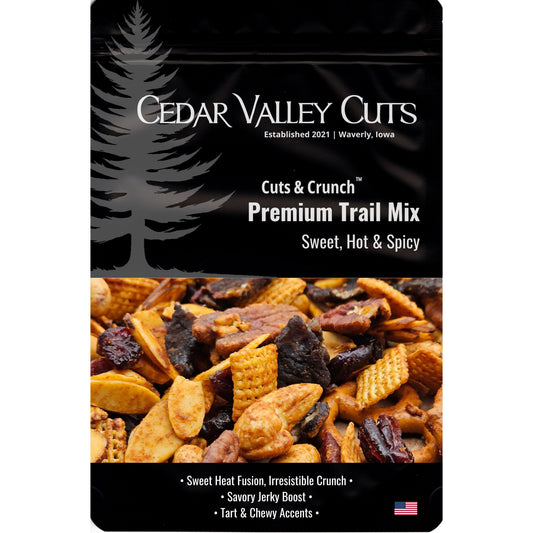 Cuts & Crunch™: Sweet Hot & Spicy Premium Trail Mix, Snacks from Cedar Valley Cuts