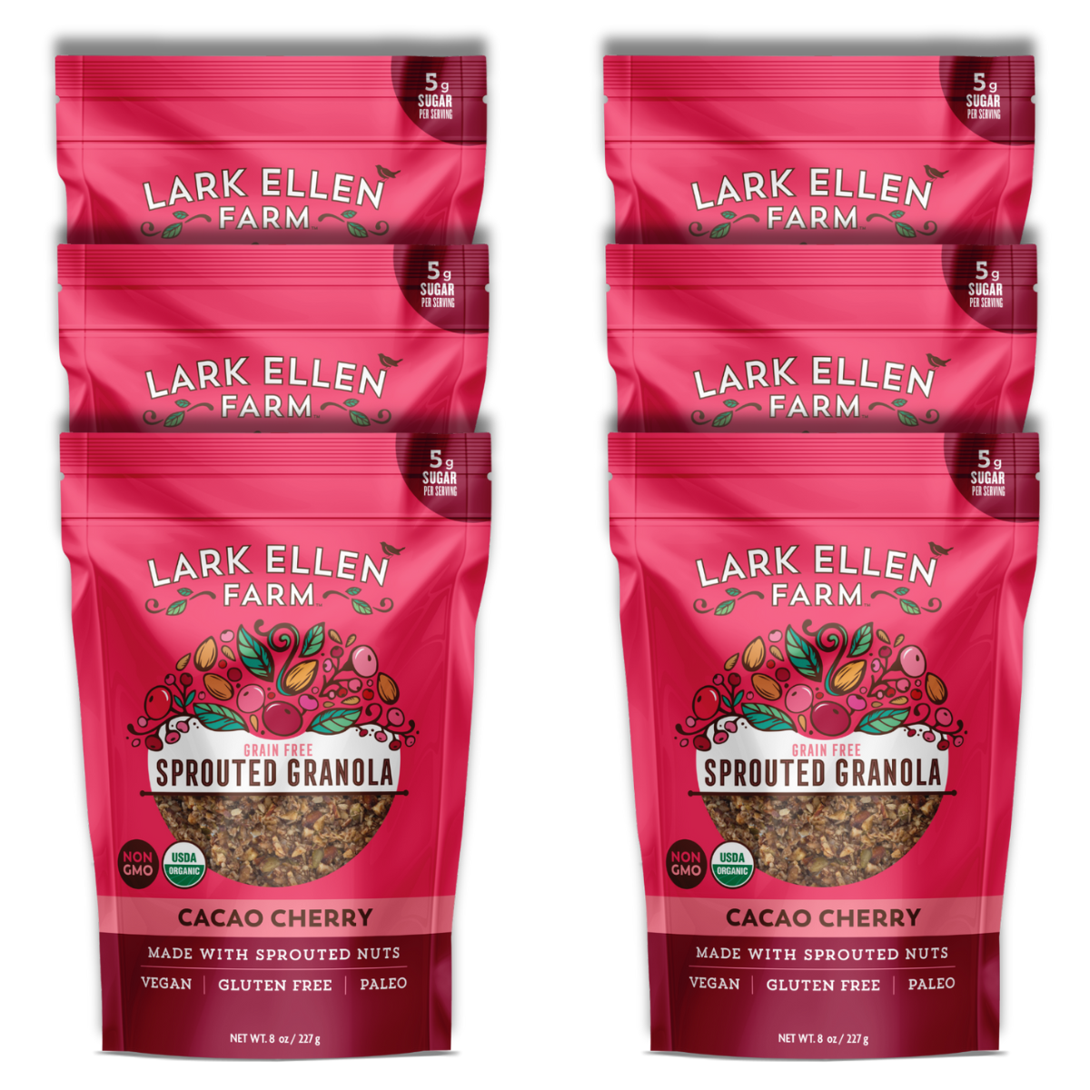 Cacao Cherry Sprouted Granola, image 5 of 5