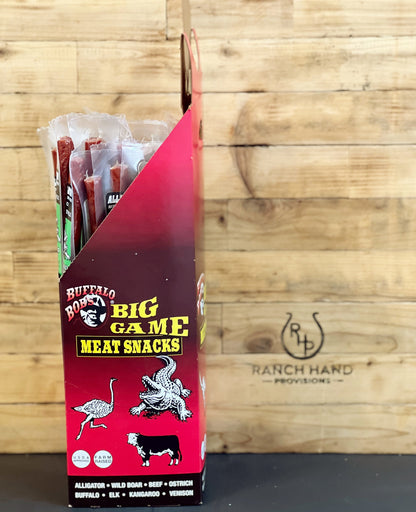 Alligator Beef Jerky Stick — Cajun Style, Meat from Ranch Hand Provisions