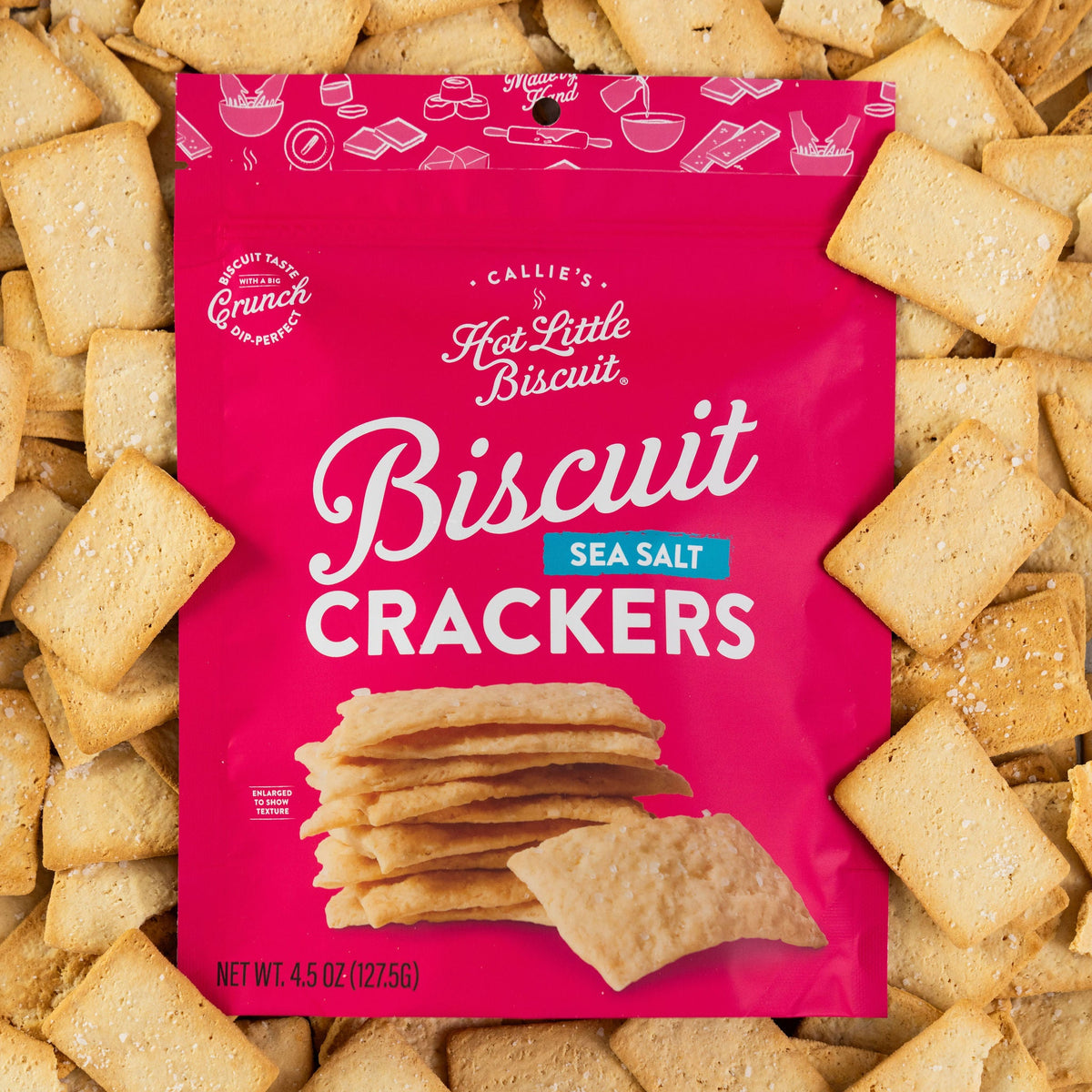 Sea Salt Biscuit Crackers (2 Bags), Pantry from Callie's Hot Little Biscuit