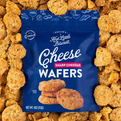 Cheese Wafers (2 Bags), Pantry from Callie's Hot Little Biscuit
