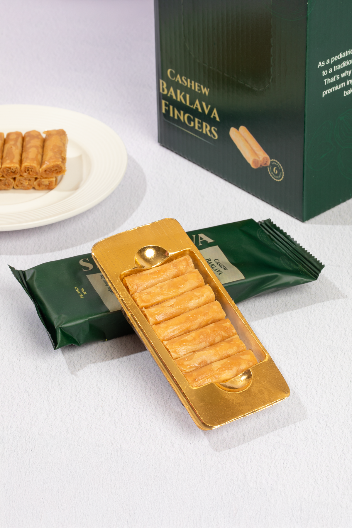 Baklava Fingers Cashew - Snacklava® by Dar Baklava