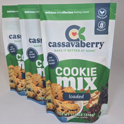 Gluten-Free Loaded Cookie Mix | Plant-Based, Pantry from Cassavaberry®