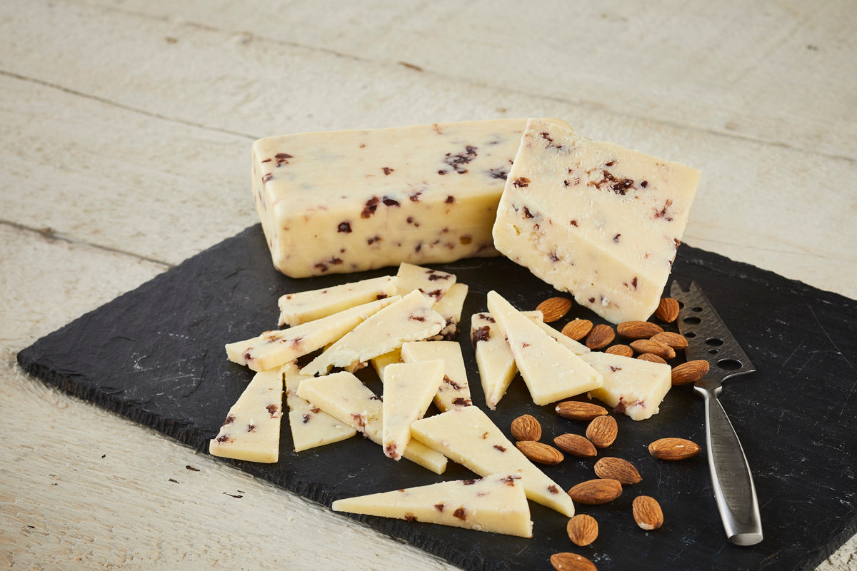 Cranberry Infused Cheddar, Cheese from Keystone Cheese