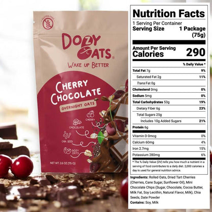 10-Pack Sampler Box with jar, Box from Dozy Oats