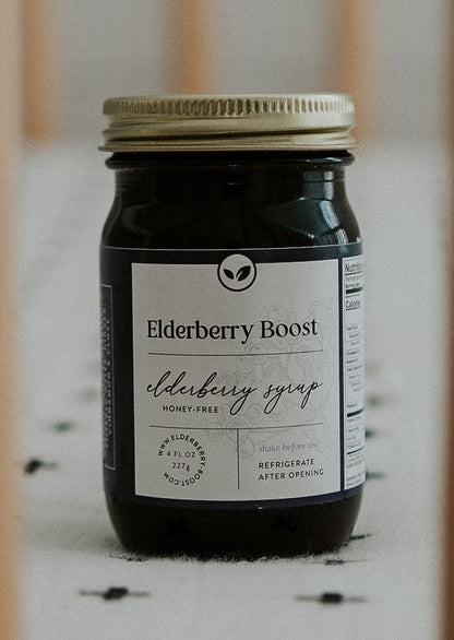 Elderberry Boost (4 oz) Honey-Free (Pre-Order Ships 11/16)